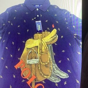 Polo by Ralph Lauren Purple Classic Fit Shirt